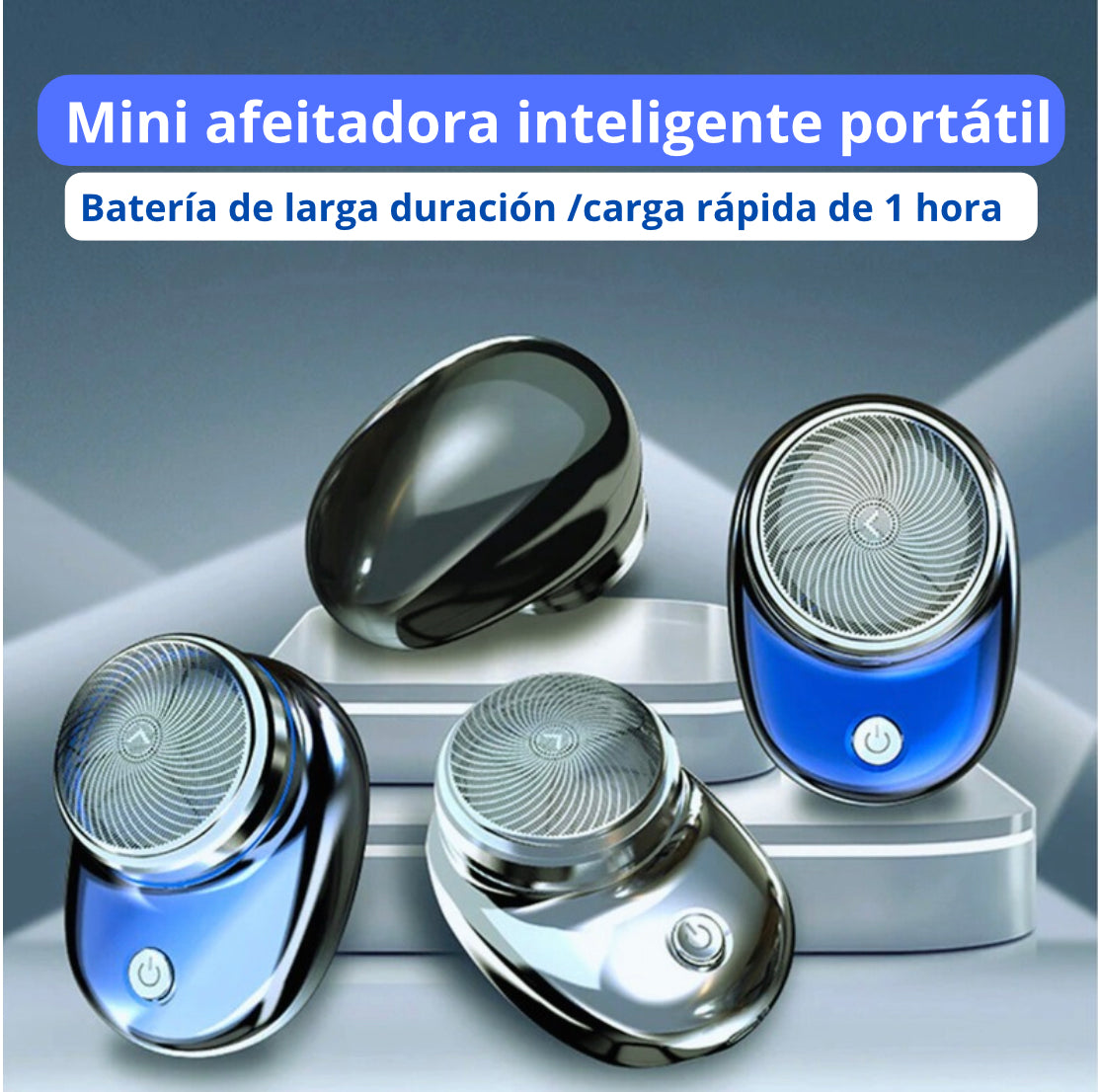 Mini Máquina de Afeitar Portátil y Recargable!